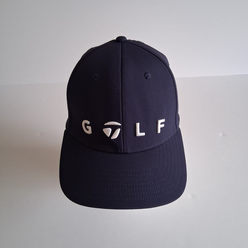 TaylorMade Navy Blue Golf Tour Radar Script Seeker Hat Adjustable Back-One Size